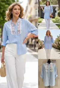 Mujer de Tops del mayorista de ropa CHIARETTA en Italia